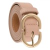 Curea Dama Roz Catarama Aurie 110cm Piele Ecologica Curea Femei Accesorii Moda Elegantă