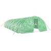 Sera cu cadru din otel, verde, 60 m&sup2;, 12x5x2,3 m