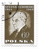 Polonia - Centenarul nasterii lui Stefan Zeromski, 1964 - obliterat