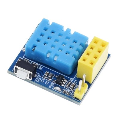 Modul senzor de temperatura si umiditate DHT11 cu ESP8266 ESP-01/01S, Wi-Fi, IOT foto