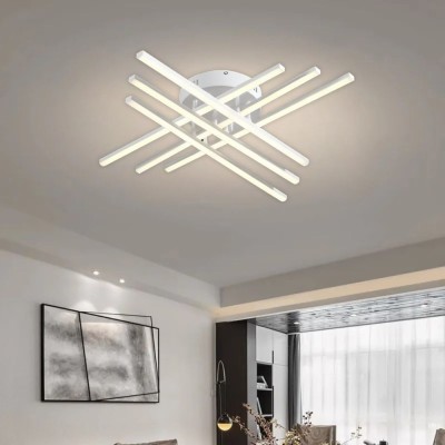 Lustra LED GIO, 63W, Lumina Rece/Clada/Neutra, Alb ModernLight Concept foto