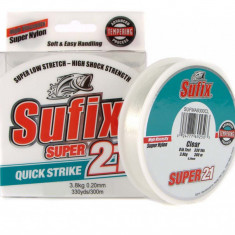 Fir Sufix Super 21 Low Stretch, transparent, 300m (Diametru fir: 0.20 mm)