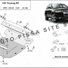 Scut metalic motor VW Touareg R5 3.2 V6 / 2.5 TDI / 3.0 TDI fabricat in perioada 2003 - 2010 APS-27,190