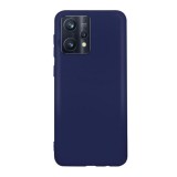Husa compatibila cu realme 9 pro plus, matte efect, camera ultra safe, htpmag, albastru