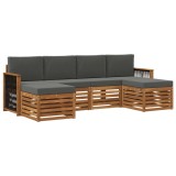 vidaXL Seturi de canapele Lemn Solid de Acacia 3384683