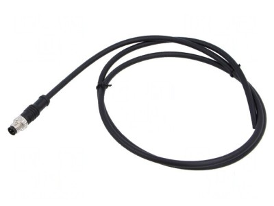 Conector M8 mufă tată drept IP67 3 PIN 3A -20&amp;divide;80&amp;deg;C foto