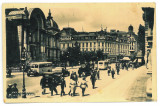 4367 - BUCURESTI, Victoriei street, Romania - old postcard, real PHOTO - unused, Necirculata, Fotografie