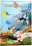 Carte de colorat cu abtibilduri - Pesti |