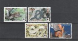 Samoa 2015-Fauna,WWF,Reptile,Serpi,serie 4 val.,Partea I,MNH,Mi.1218-1221