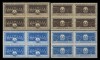 1958 Romania - Set 4 blocuri diferite x 4 vignete mari Al III-lea Congres COOP