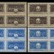 1958 Romania - Set 4 blocuri diferite x 4 vignete mari Al III-lea Congres COOP