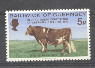 Guernsey 1972 Cows, MNH AG.102 foto