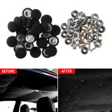 Set 12 Clipsuri Negre Reparatie Tapiterie Plafon Auto OEM