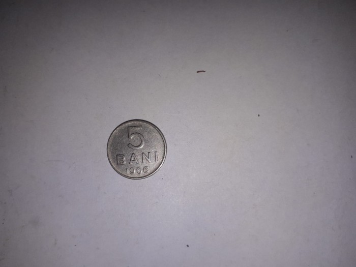 CY - 5 bani 1966 Romania / frumoasa