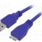 Cablu USB 3.0 GEMBIRD USB A la USB B micro 1,8m albastru