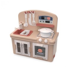 Set de Bucatarie, Jucarie Interactiv cu 13 piese , Lumini si Sunete pentru Copii, 3ani+