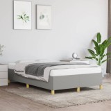 VidaXL Cadru de pat fără saltea țesătură gri deschis 120x190 cm 3269638