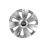 Set 4 capace roti Cu Inel Cromat Energy R15 Compatibil Cu Kia, Autohelix MSA