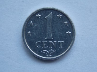 1 CENT 1985 ANTILELE OLANDEZE foto