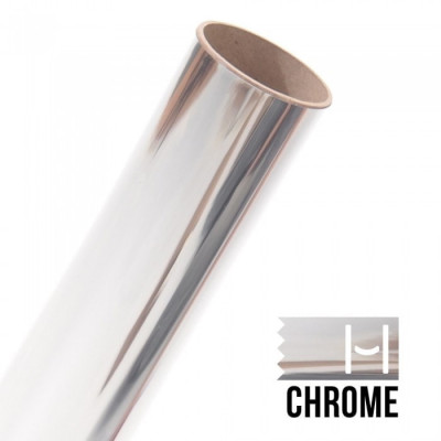 Folie colantare auto Metal Chrome Professional (0,30m x 1,52m) foto
