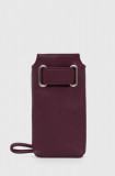 Sisley carcasa de telefon culoarea bordo