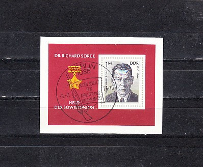 M2 C3 - Timbre foarte vechi - Germania Democrata - DDR - colita dantelata foto