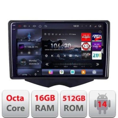 Navigatie Hyundai Veloster 2010-2018 Android radio gps internet 8 core QLED 2K 16+512 360 Edotec CarStore Technology foto