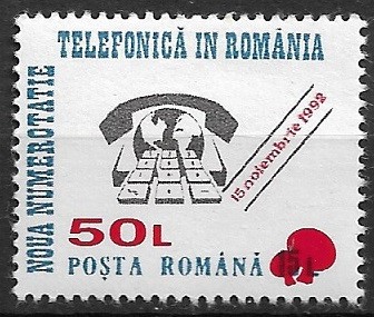 C1380 - Romania 1999 - Comunicatii(1/5) neuzat,pertecta stare