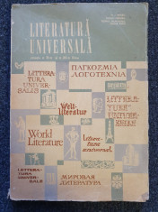 LITERATURA UNIVERSALA. Manual clasele a XI-a si a XII-a - Barbu, Drimba foto