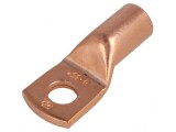 V&acirc;rf inelar tubular M8 35mm2 cupru crimpat pe cablu 33,5mm