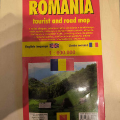 Romania - Harta rutiera si turistica - Huber - NIculescu