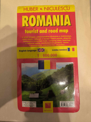 Romania - Harta rutiera si turistica - Huber - NIculescu foto