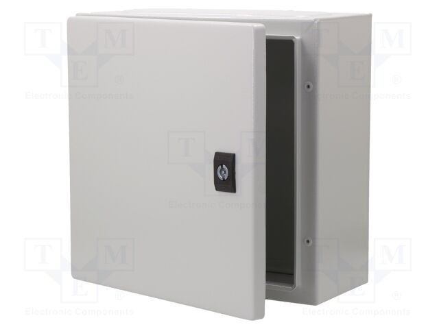 Carcasă montare pe perete SCHNEIDER ELECTRIC 300mm x 300mm x 150mm oţel gri