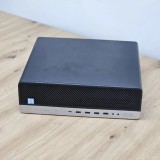 Unitate PC Refurbished HP EliteDesk 800 G3 SFF, Intel Core I5-7500, 8 GB RAM, 256 GB SSD NVMe, DVD/RW, Windows 10 Pro, Stare Buna