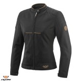 Geaca (jacheta) femei pentru scuter - motocicleta Urban/Heritage Ixon vara model Cornet WP LS culoare: negru/maro Negru/maro L