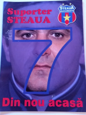 Revista fotbal - &amp;quot;Suporter STEAUA&amp;quot; (Nr.13/2005)- poster Steaua Bucuresti foto