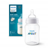 Biberon anti-colici pentru +1 luni Natural Response SCY103/01, 260ml, Philips Avent