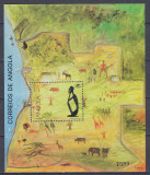 ANGOLA 1991 FLORA SI FAUNA BLOC MNH