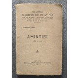 Alexandru Ciura - Amintiri (1911)