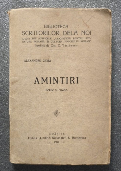 Alexandru Ciura - Amintiri (1911)