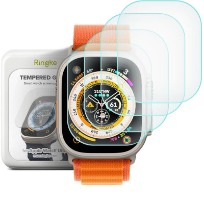 Set 4 Folii de protectie Ringke ID FC pentru Apple Watch Ultra 1/2 (49 mm) Transparent foto