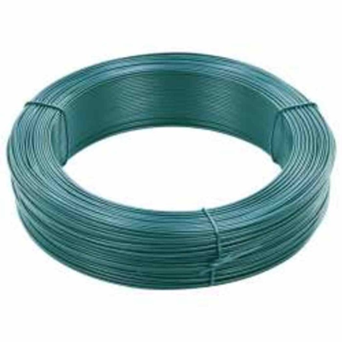 vidaXL Fir tensionare pentru gard 250 m 2,3/3,8 mm verde &icirc;nchis, oțel