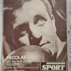 Revista SPORT nr. 12 (203) - Iunie 1967 - Rapid, Progresul Braila, Unirea Dej