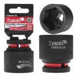 Cheie tubulara de impact in 6 puncte 3 / 4&quot;, 36 mm, Cr-Mo, Tvardy T00212-36
