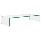 Cumpara ieftin Stand TV/Suport monitor, sticla transparenta 70x30x13 cm
