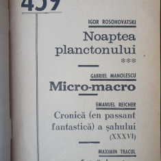 Colectia Povestiri stiintifico fantastice, nr 459