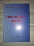 Ioan Muraru - Constitutiile Romane - Carte Drept