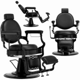 Scaun barber Logan hidraulic, profesional, scaun de tuns pentru salon de frizerie și barber shop, Barberking