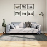 vidaXL Covor pufos &quot;PAMPLONA&quot; cu fire &icirc;nalte, verde modern, 140x200 cm