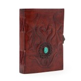 Agenda Jurnal vintage din piele - Dragon